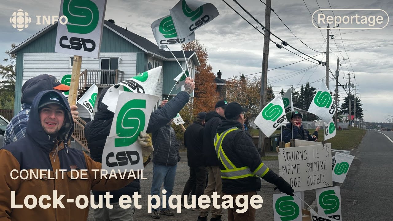 Un lock-out à l'usine Natrel à Amqui