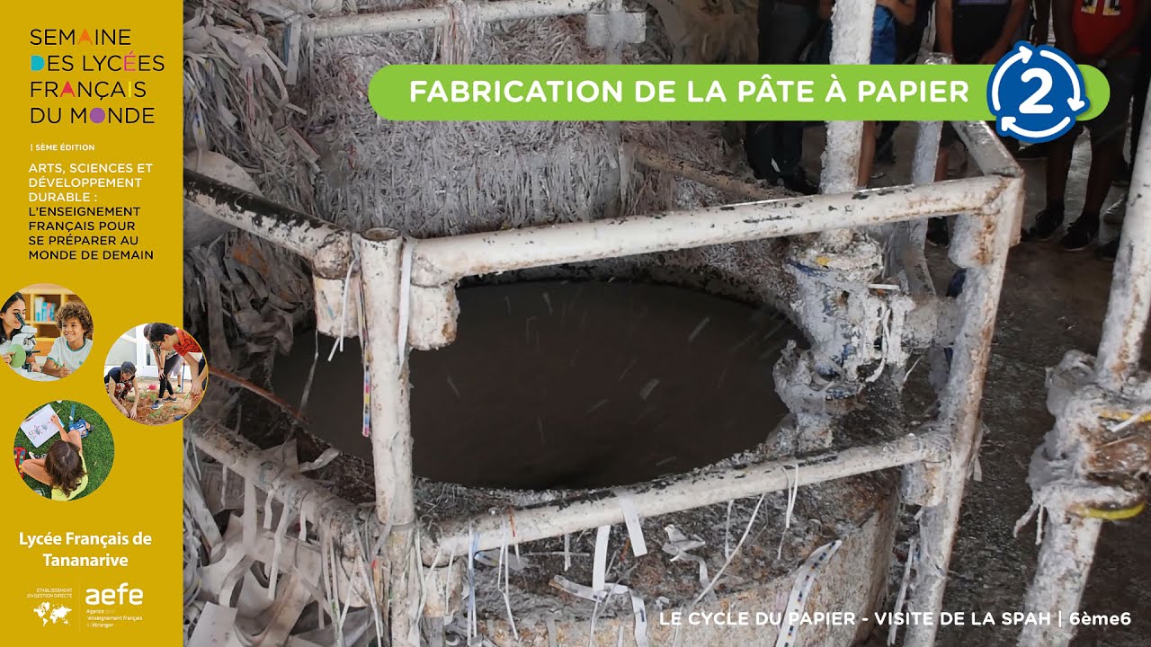 Le cycle du papier - visite de la SPAH - étape2