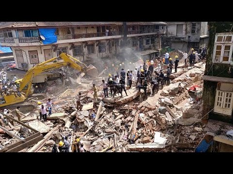 À Bombay, après les inondations, l'effondrement d'un immeuble