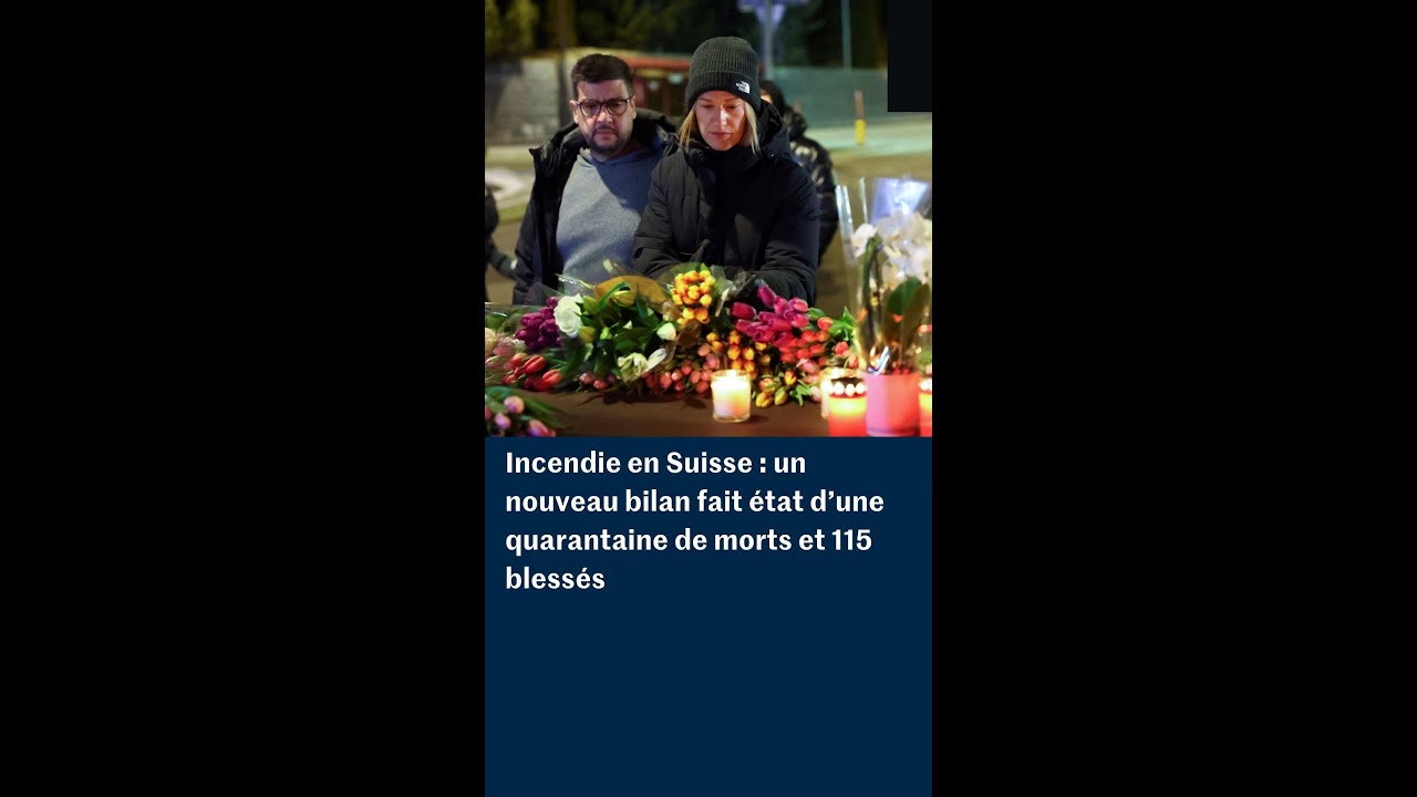 Incendie en Suisse : des vidéos montrent le début du feu dans le bar de Crans-Montana