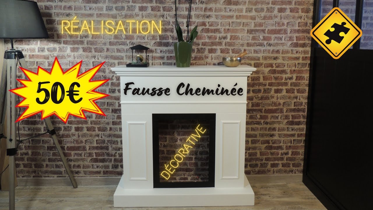 Comment réaliser une fausse cheminée décorative – Tutoriel DIY facile