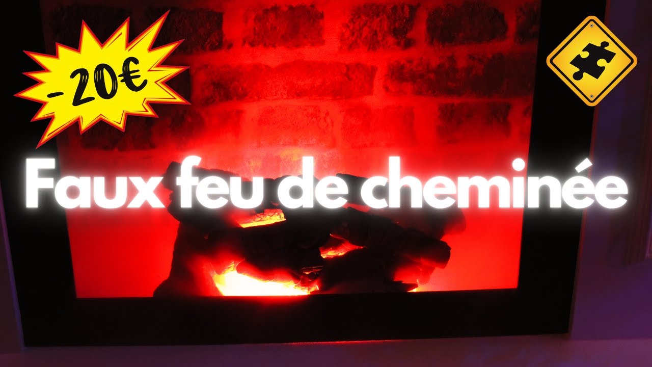 Comment réaliser un faux feu de cheminée décoratif – Tuto DIY facile