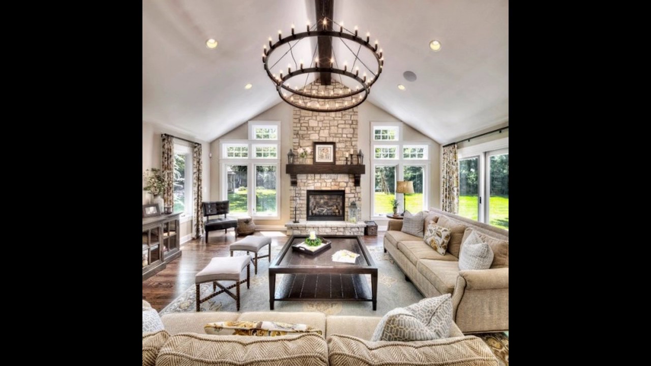 Idées de salon autour de la cheminée