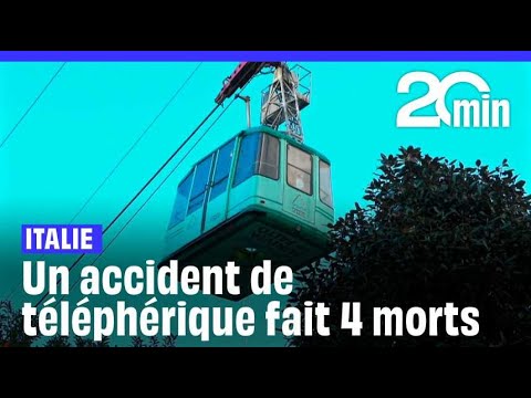 Un accident de téléphérique en Italie fait 4 morts