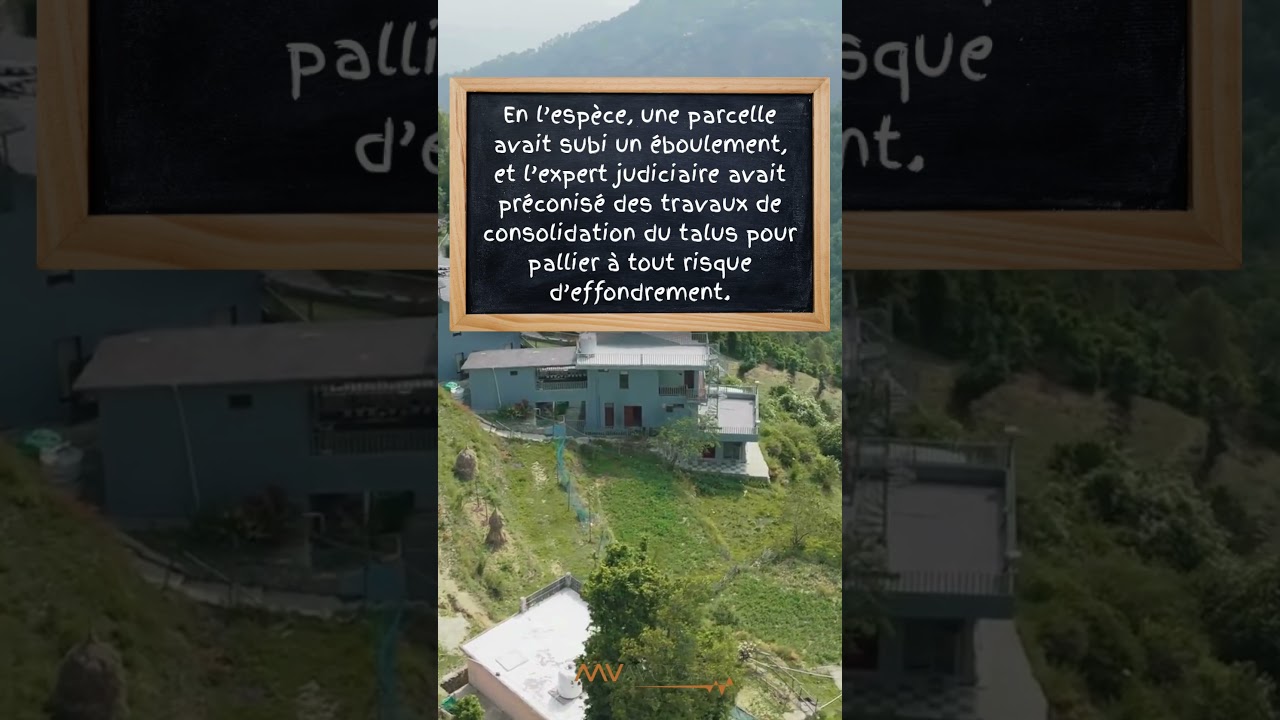 Risque d'effondrement et trouble anormal de voisinage