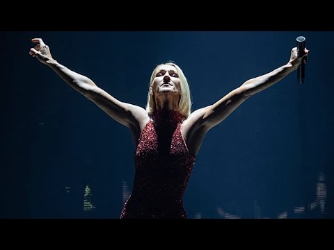 Eiffel Tower lights up in Paris for Celine Dion's return to the stage