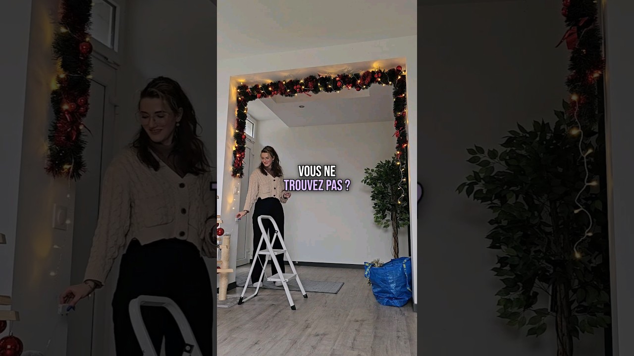 Tuto déco de Noël 🎄 #decoration #noel #montagevideo #creationvideo #reeledit #christmas