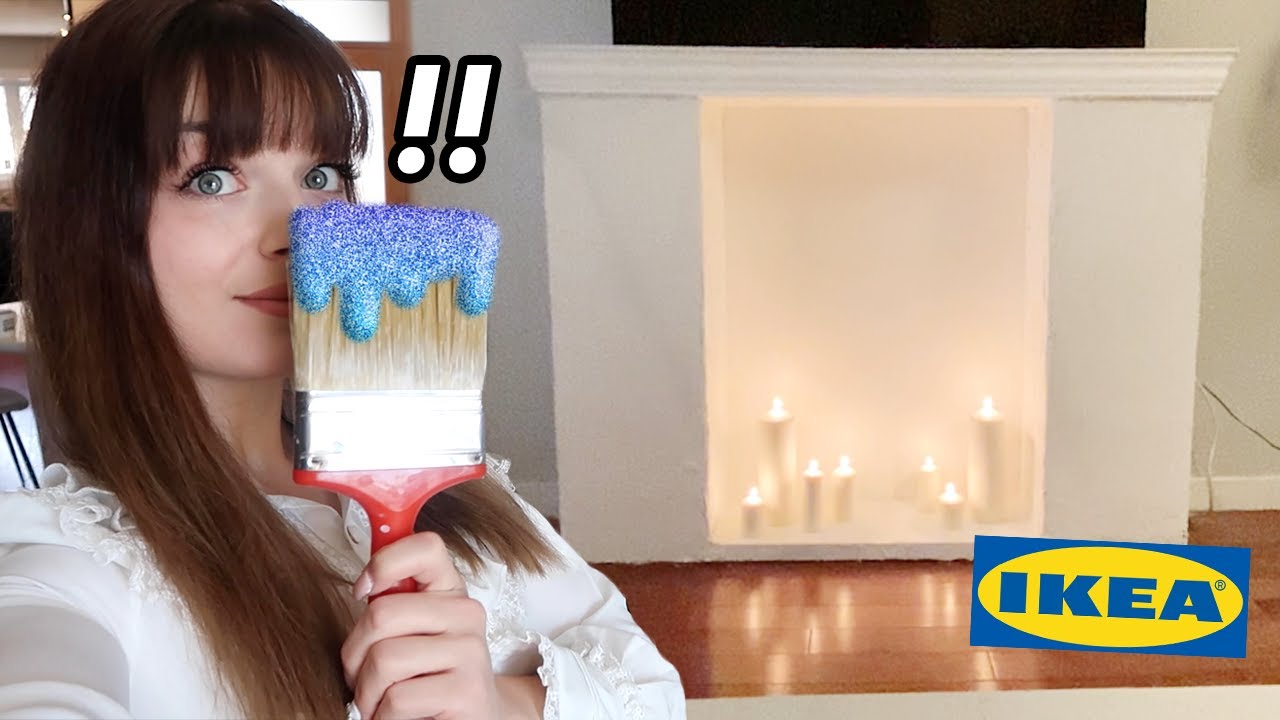 FAIRE UNE CHEMINÉE avec des MEUBLES IKEA !! DIY
