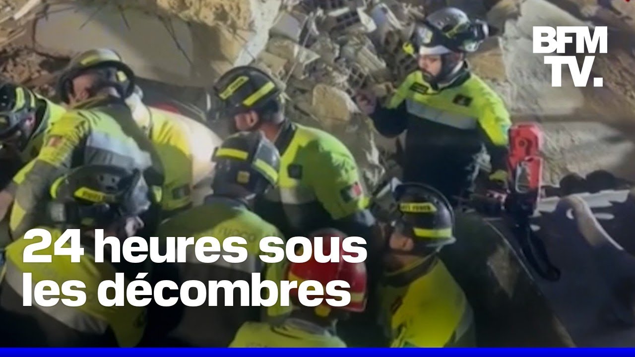 Italie: une femme de 74 ans secourue après être restée 24 heures coincée sous les décombres