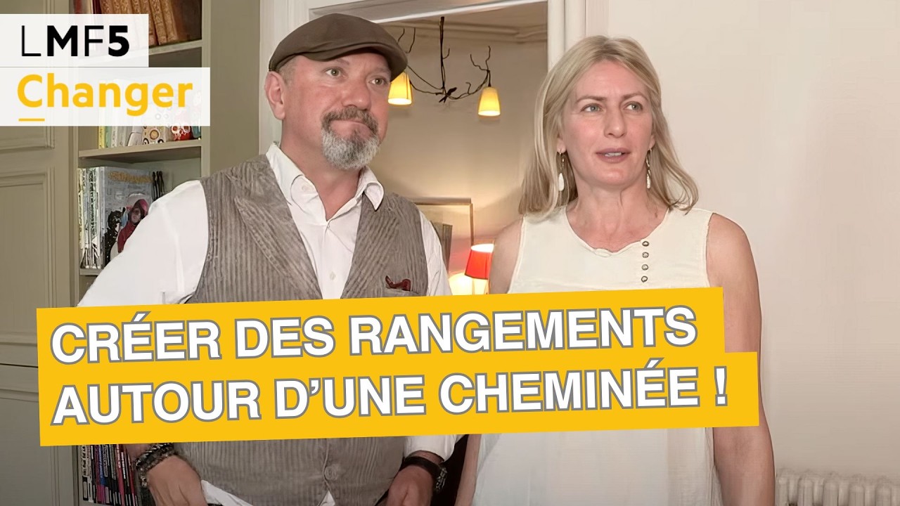 Créer des rangements autour d’une cheminée ! - LMF5