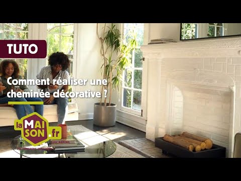 Comment réaliser une cheminée décorative ?  - LaMaison.fr #LesConseilsMaison