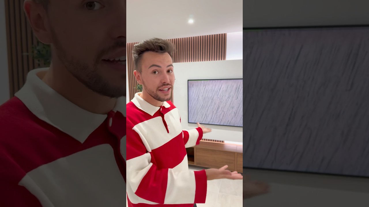 On décore le mur télé dans notre nouvelle maison 🏠❤️