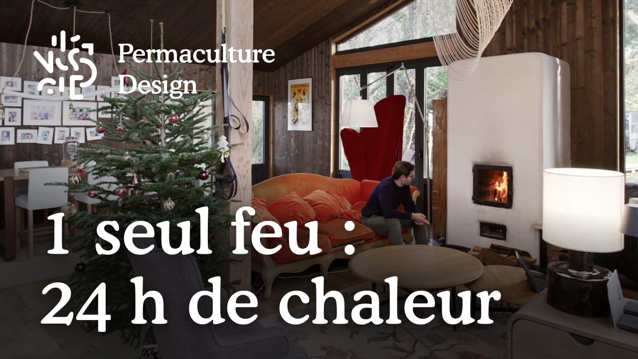 Poêle de masse : 24 h de chaleur avec 1 h de feu (low‑tech ultra‑efficace)