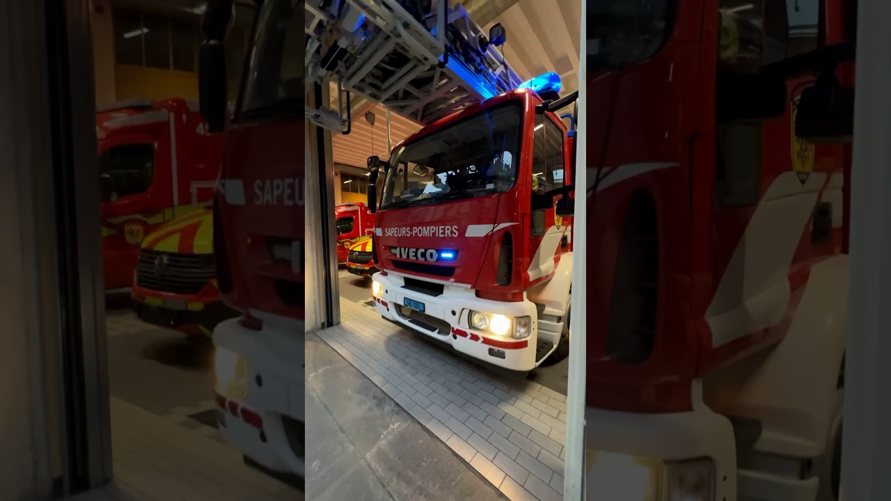 Départ sapeurs-pompiers de Genève 🚒