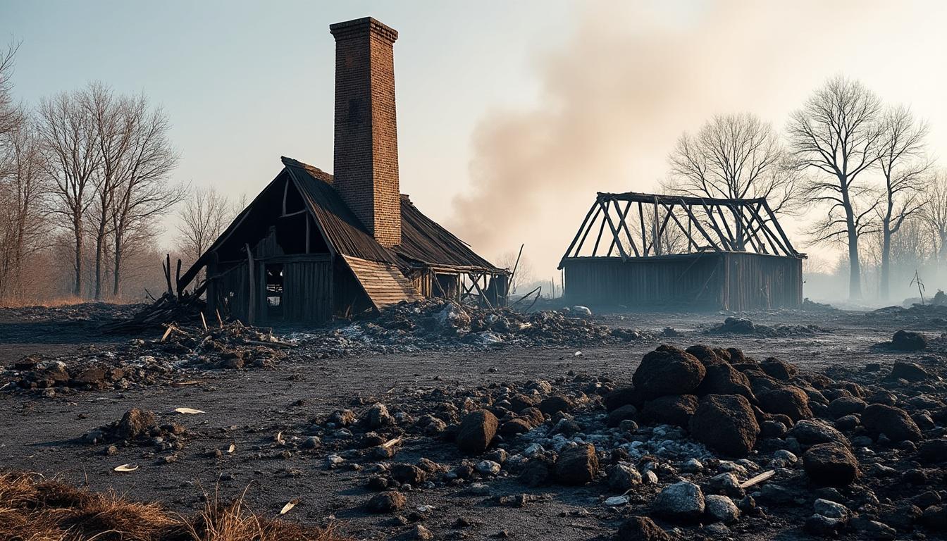 un incendie de conduit de cheminée a détruit une maison et un hangar dans le calvados, causant d'importants dégâts. découvrez les détails de cet événement.