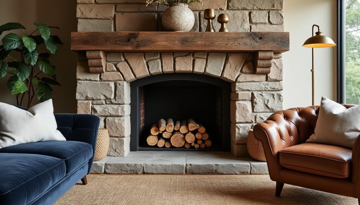 découvrez nos conseils pour aménager un contour de cheminée et créer un intérieur chaleureux et convivial.