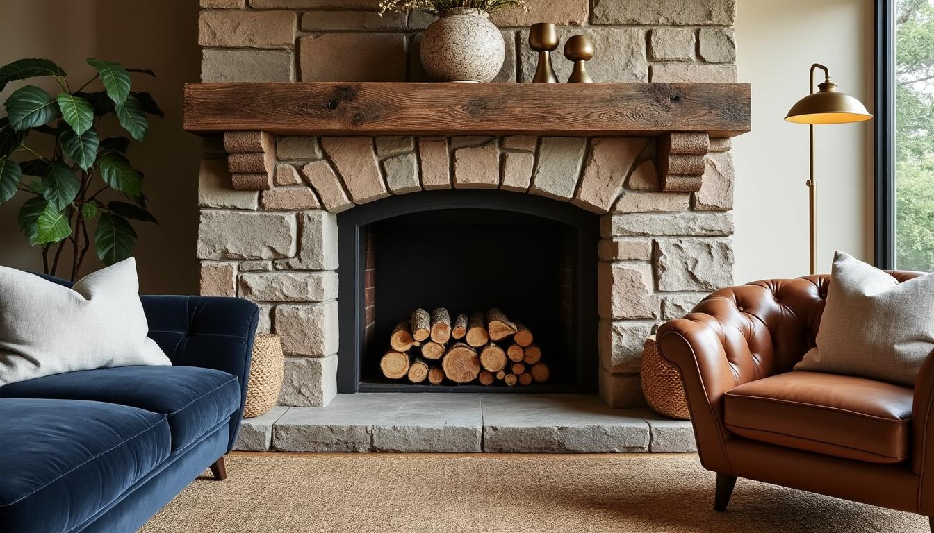 découvrez nos conseils pour aménager un contour de cheminée et créer un intérieur chaleureux et convivial.