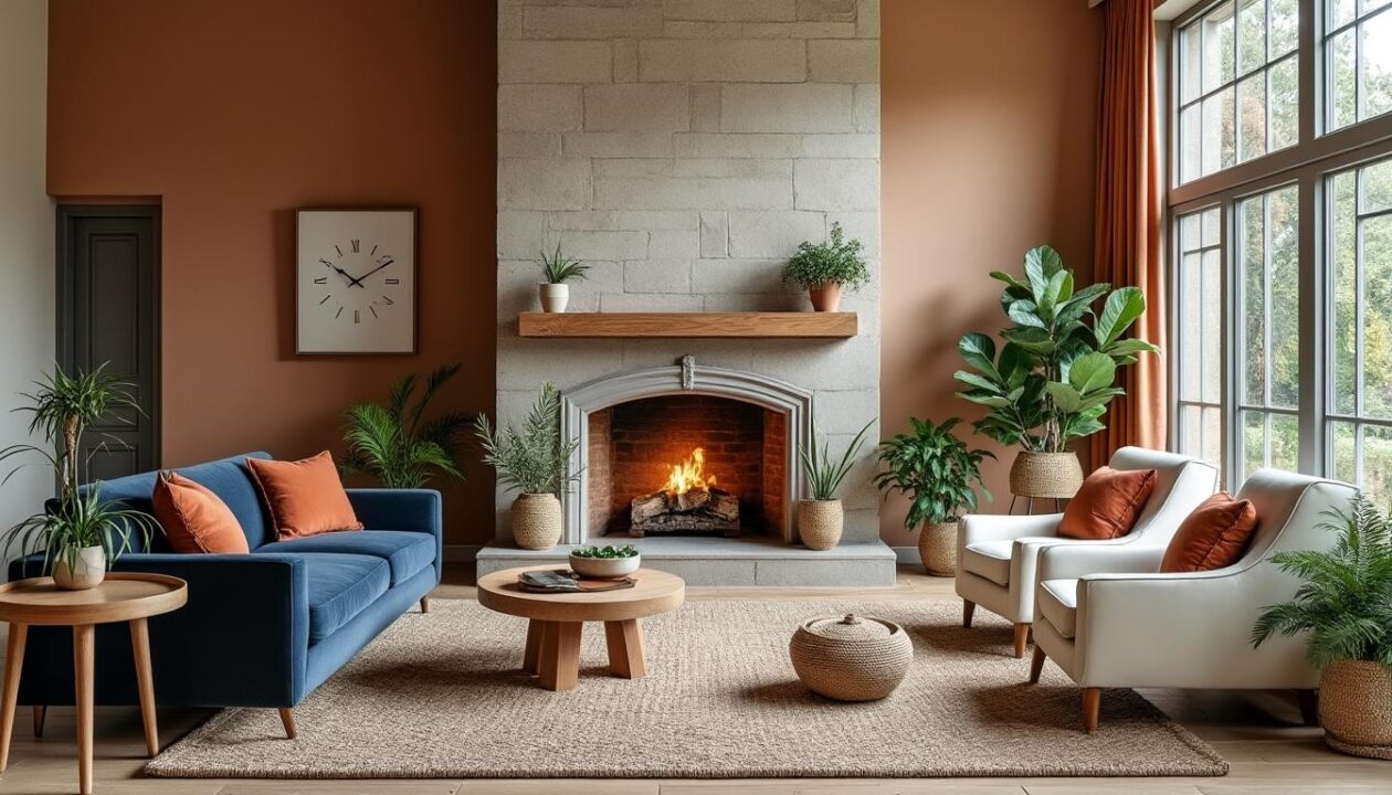 découvrez nos conseils pour intégrer harmonieusement une cheminée décorative dans un intérieur coloré, en évitant les clashes et en sublimant votre décoration.