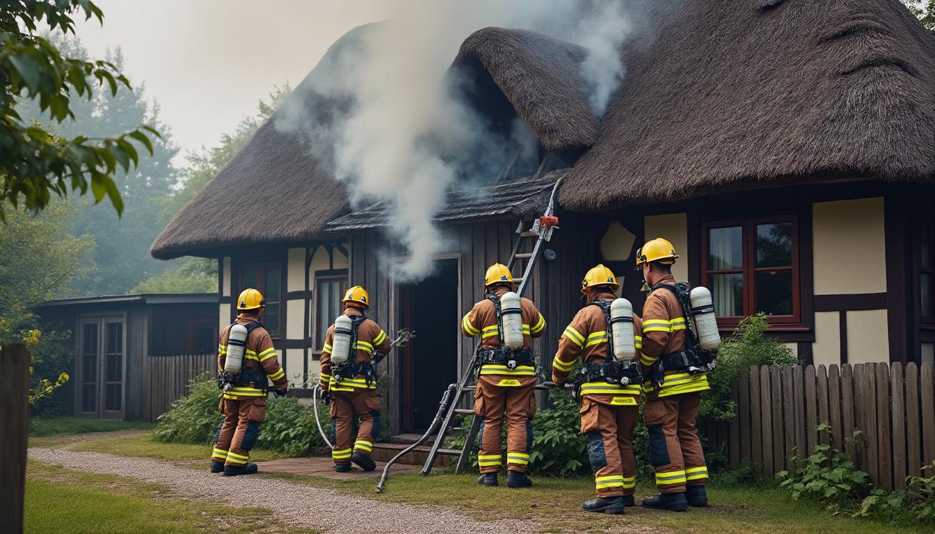 à mackenheim, les pompiers interviennent rapidement pour maîtriser un feu de cheminée et sécuriser les habitants. suivez les détails de cette intervention importante.