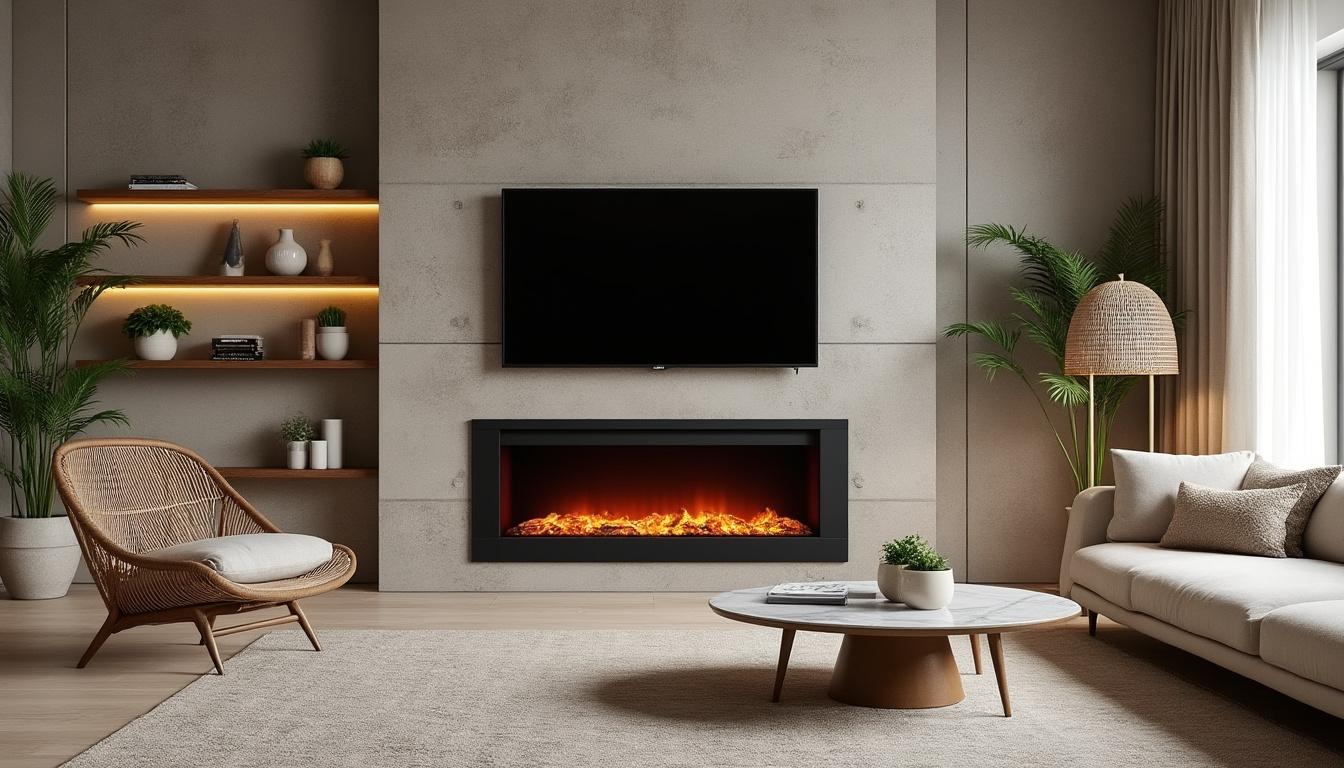 découvrez comment intégrer une fausse cheminée dans un petit salon pour apporter charme et chaleur sans encombrer votre espace de vie.