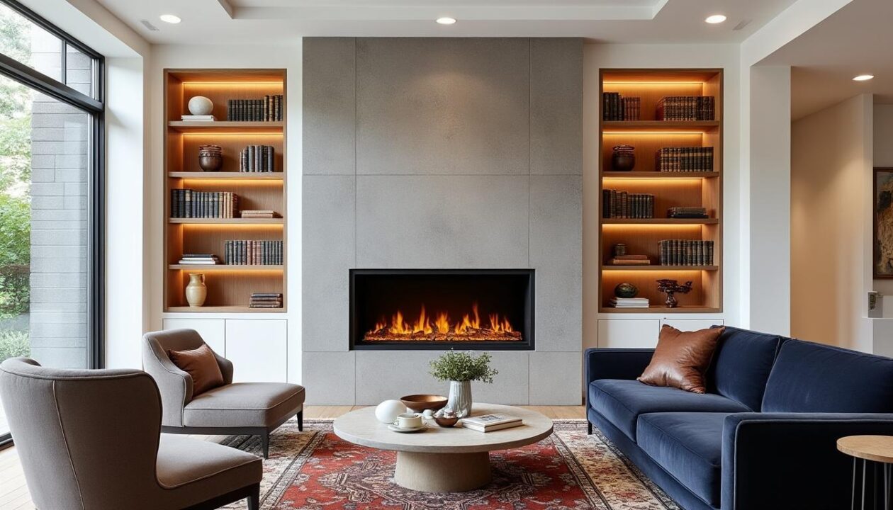 découvrez 10 intérieurs inspirants avec des fausses cheminées élégantes qui apportent charme et style à votre décoration.