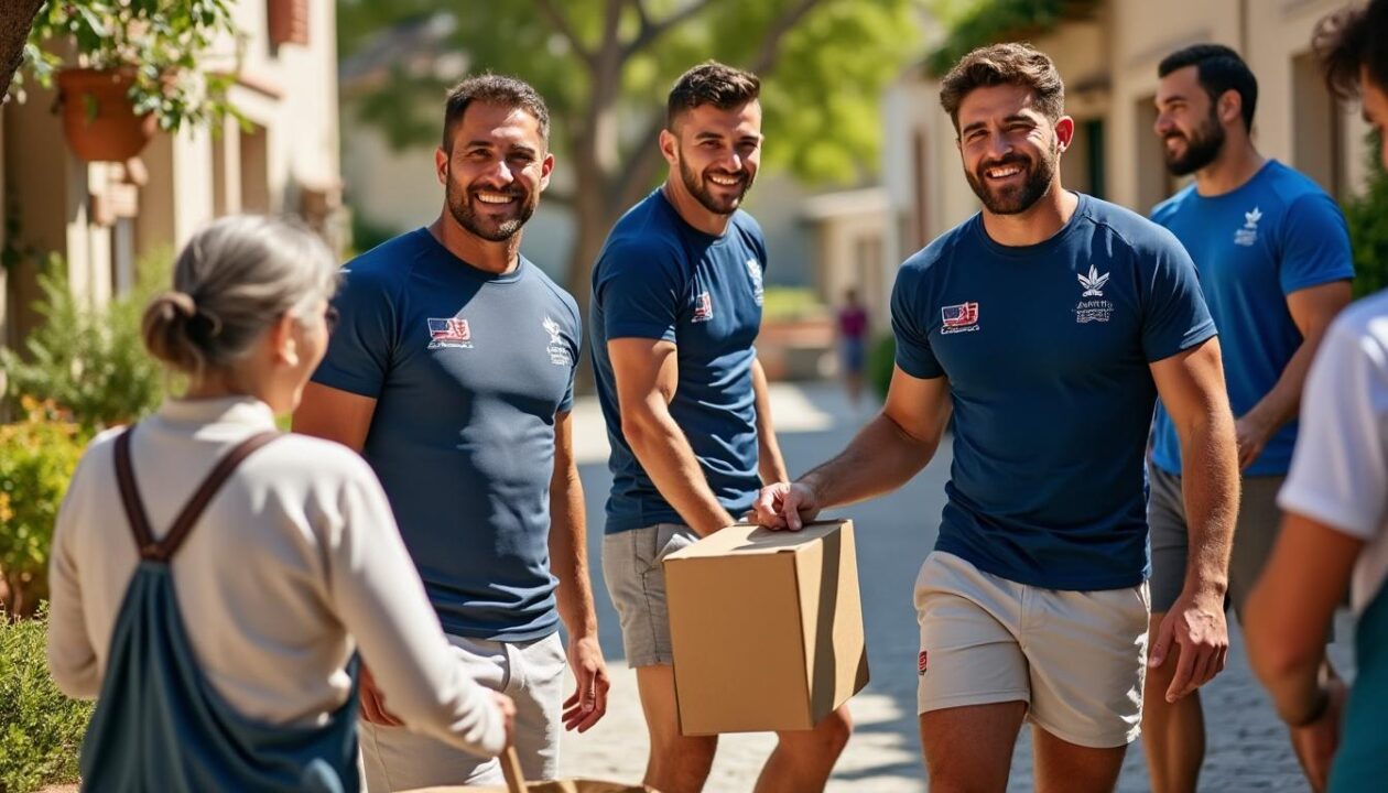 découvrez comment des rugbymen de l’hérault se mobilisent avec enthousiasme pour offrir leur aide et soutenir leur communauté dans un élan de solidarité.